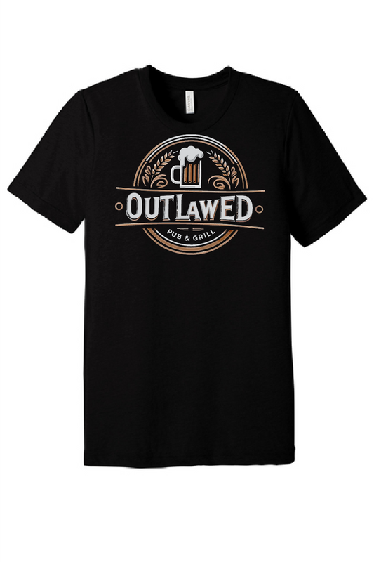 Outlawed Bar Black Bella Canvas Tee ~Unisex