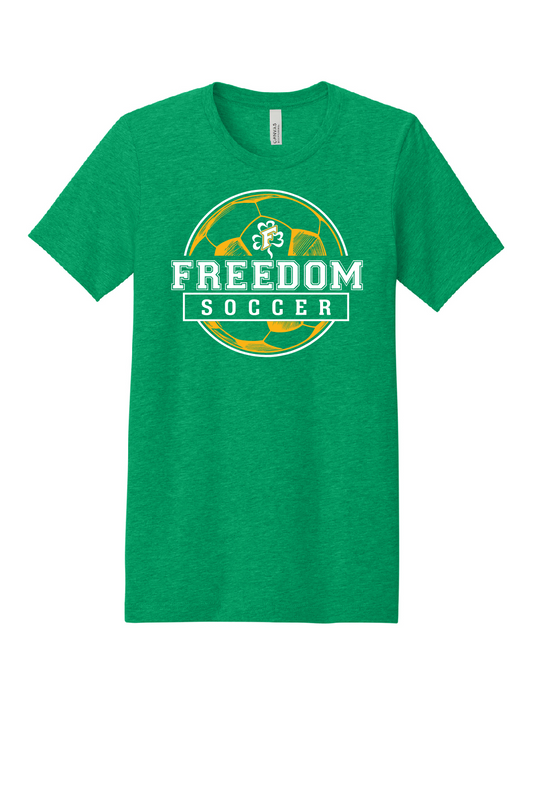 Freedom Soccer Bella Canvas Tee~ 3 Colors ~Youth and Adult