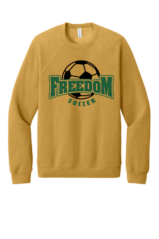 Freedom Soccer Bella Canvas Crewneck ~ 2 Colors~ Unisex