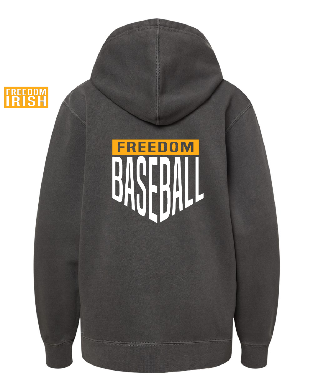 Freedom Baseball Pigment Dyed Youth Hoodie ~ 2 Colors