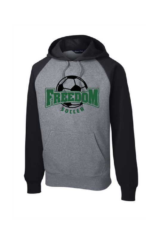 Freedom Soccer Sport Tek Black Colorblock Hoodie