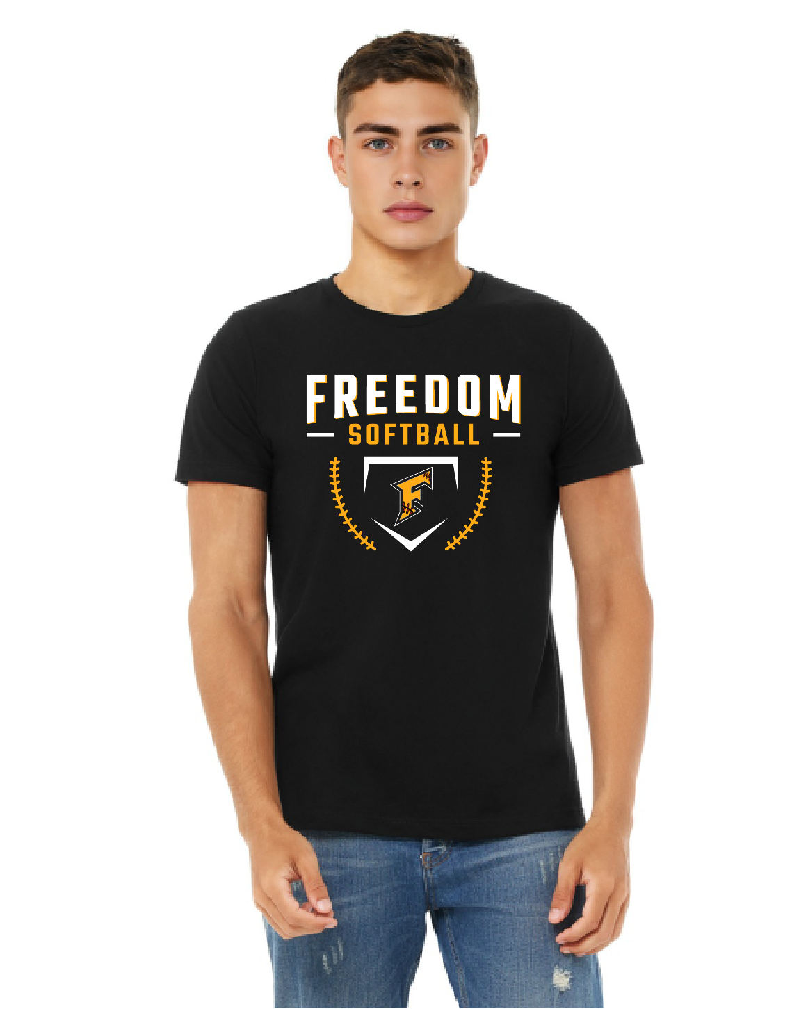 Freedom Irish Softball Bella  Tee~ Youth and Adult~ 2 Colors