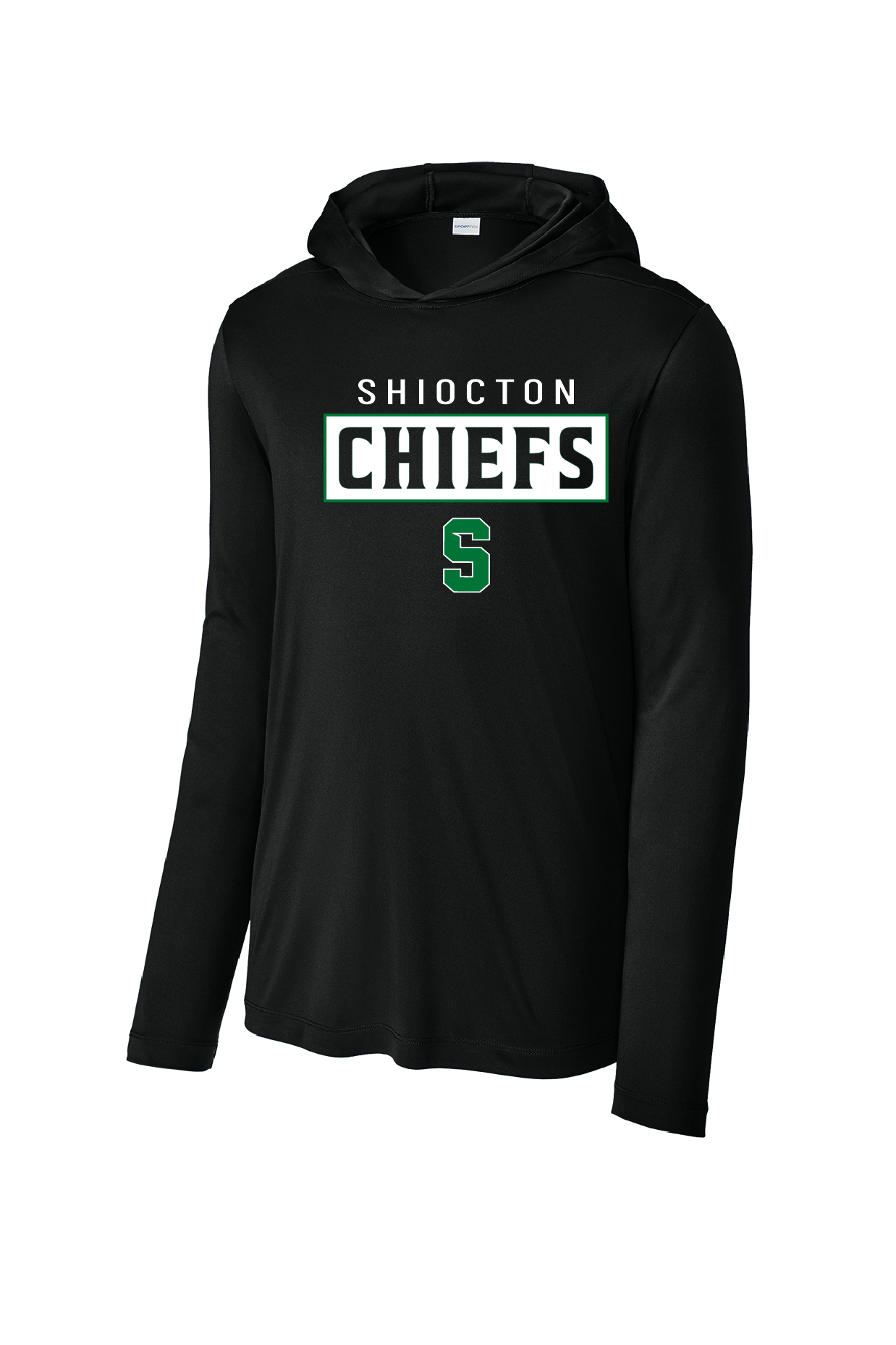 Shiocton Chiefs Sport-Tek® Posi-UV® Pro Long Sleeve Hoodie~ Youth~ 2 Colors