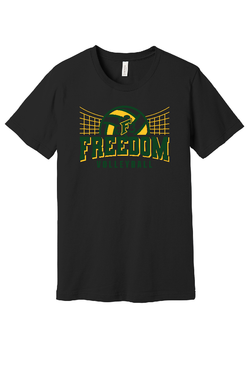 Freedom Volleyball Bella Canvas Jersey Tee~ Unisex and Youth~ 3 Colors