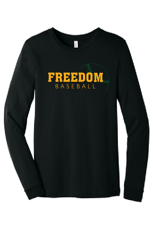 Freedom Baseball Bella Canvas Long Sleeve~ Unisex