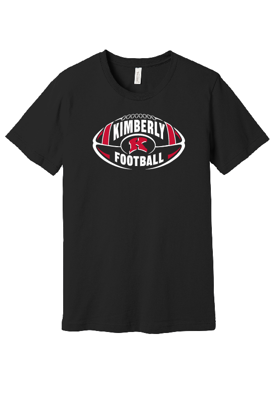 Kimberly Football Bella Canvas Tee~ Youth and Adult~2 Colors
