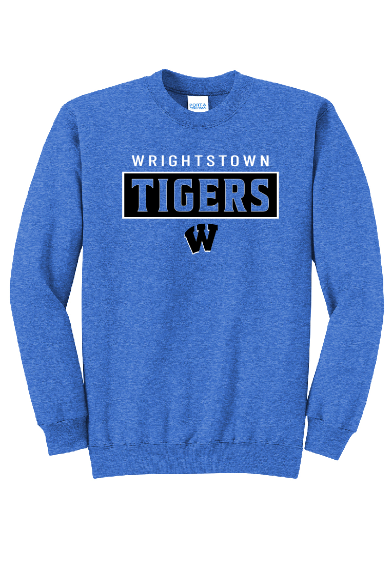 Wrightstown Tigers Port & Company Crew ~Youth and Adult~ 2 Colors