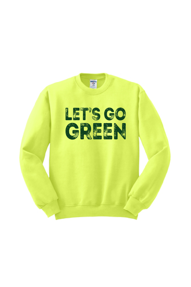 Freedom Cheer and Stunt Safety Green Jerzees NuBlend Crewneck Sweatshirt~ Unisex