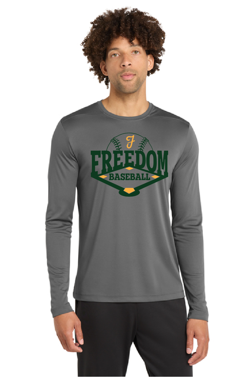 Freedom Irish Baseball Men's Sport-Tek ® Posi-UV ® Pro Long Sleeve Tee~ 3 Colors~NEW