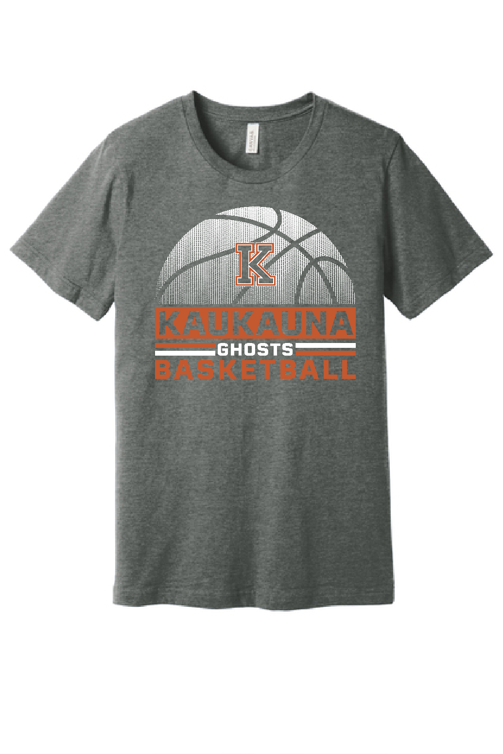 Kaukauna Ghosts Basketball Bella Tee~ Youth and Adult~ 2 Colors