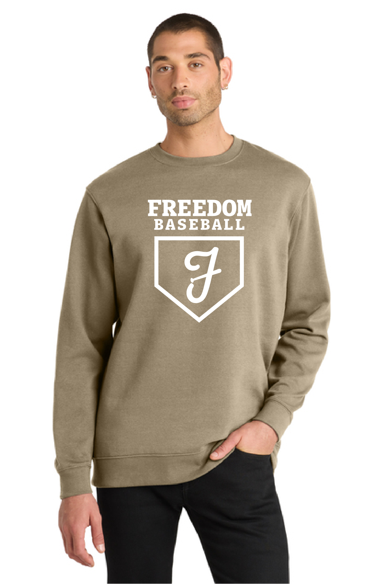 Freedom Baseball District V.I.T Fleece Crew~ Unisex~ 3 Colors~ NEW