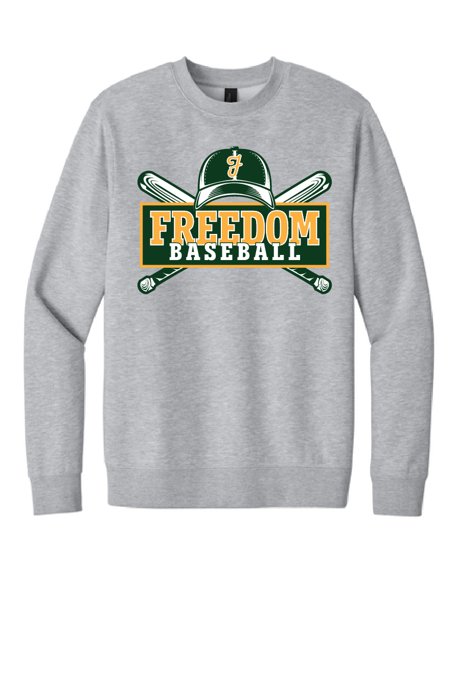 Freedom Baseball District V.I.T Fleece Crew~ Unisex~ 3 Colors~ NEW