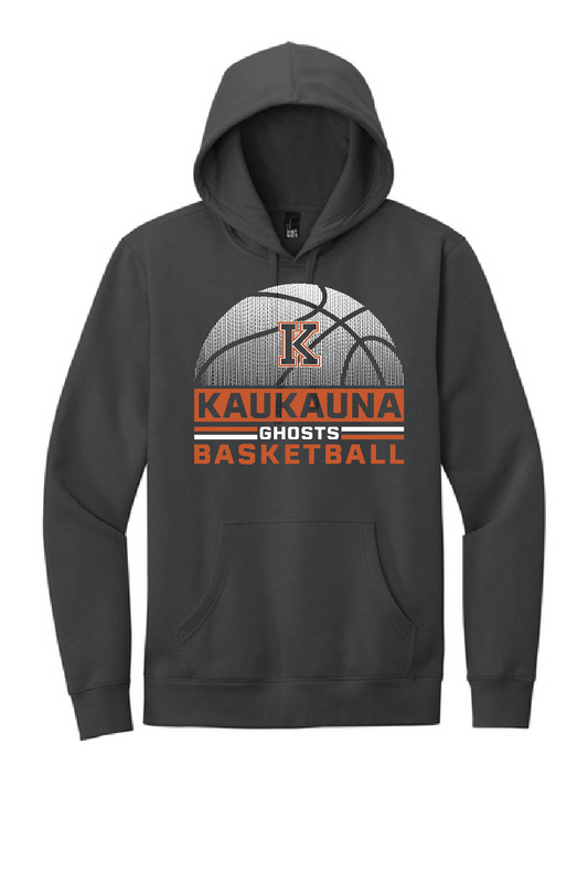 Kaukauna Ghosts Basketball Black District Hoodie ~ 2 Colors