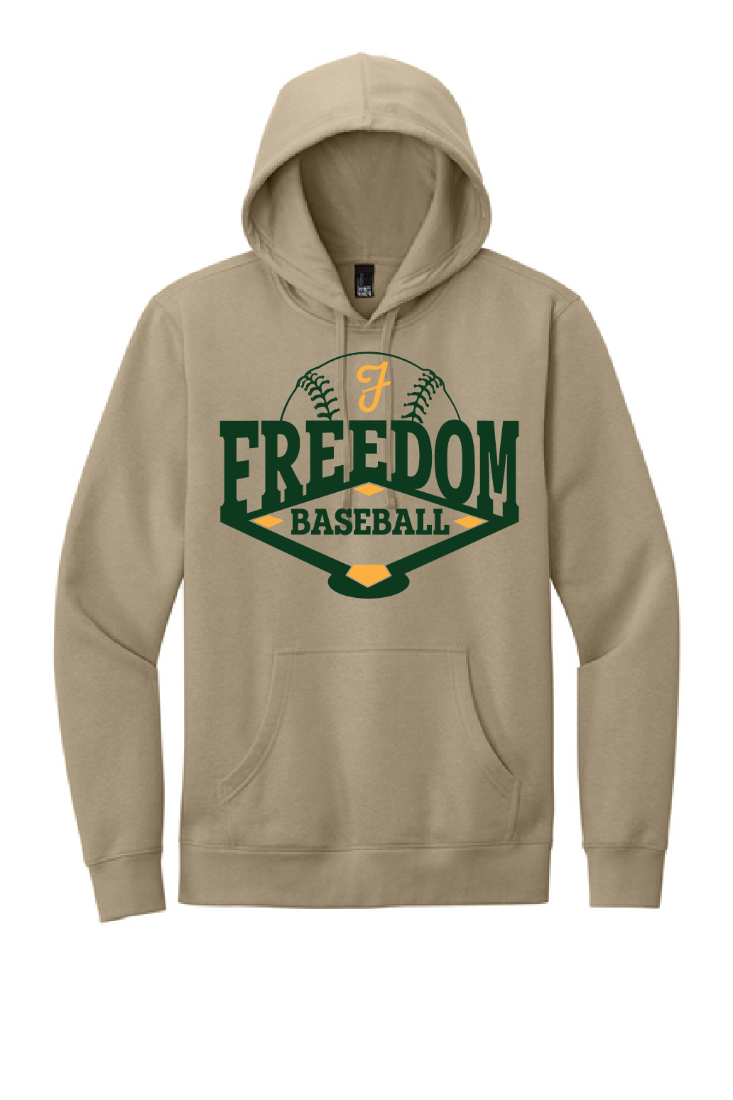 Freedom Baseball District Hoodie ~ 2 Colors ~ Unisex~ NEW