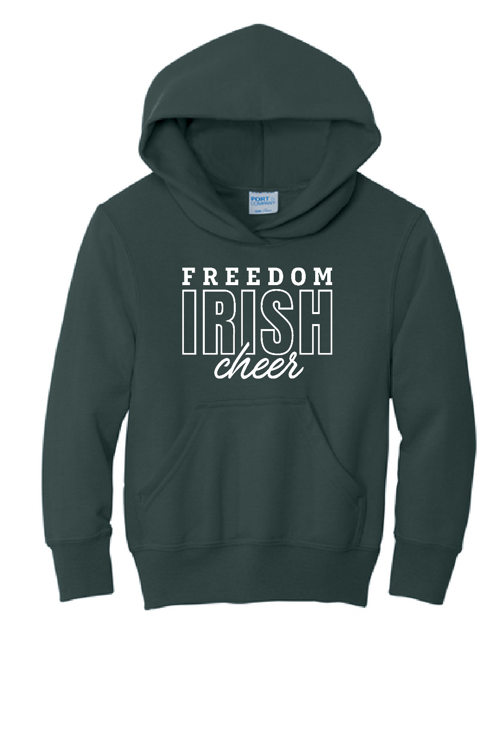 Freedom Irish Cheer YOUTH Port & Company Hoodie ~ 3 Colors
