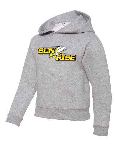 Sunrise Rise Elementary Jerzees Nublend Youth Hoodie ~ Sunrise/Kimberly Logos