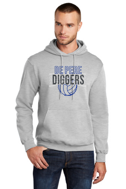 De Pere Diggers Port & Company Hoodie ~ Unisex