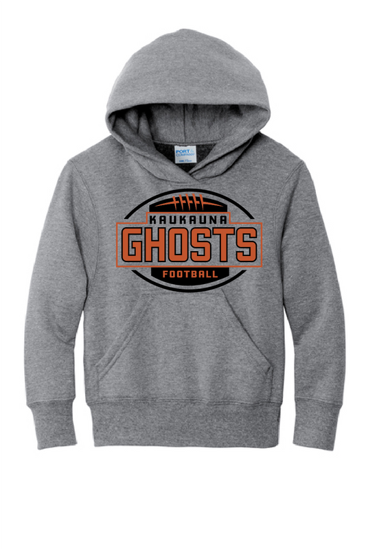 Kaukauna Football Athletic Grey Port & Company Hoodie ~ Youth and Adult