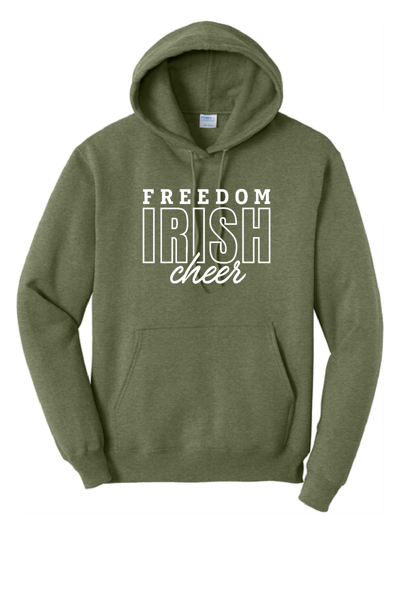Freedom Irish Cheer Port & Company Hoodie ~ 4 Colors