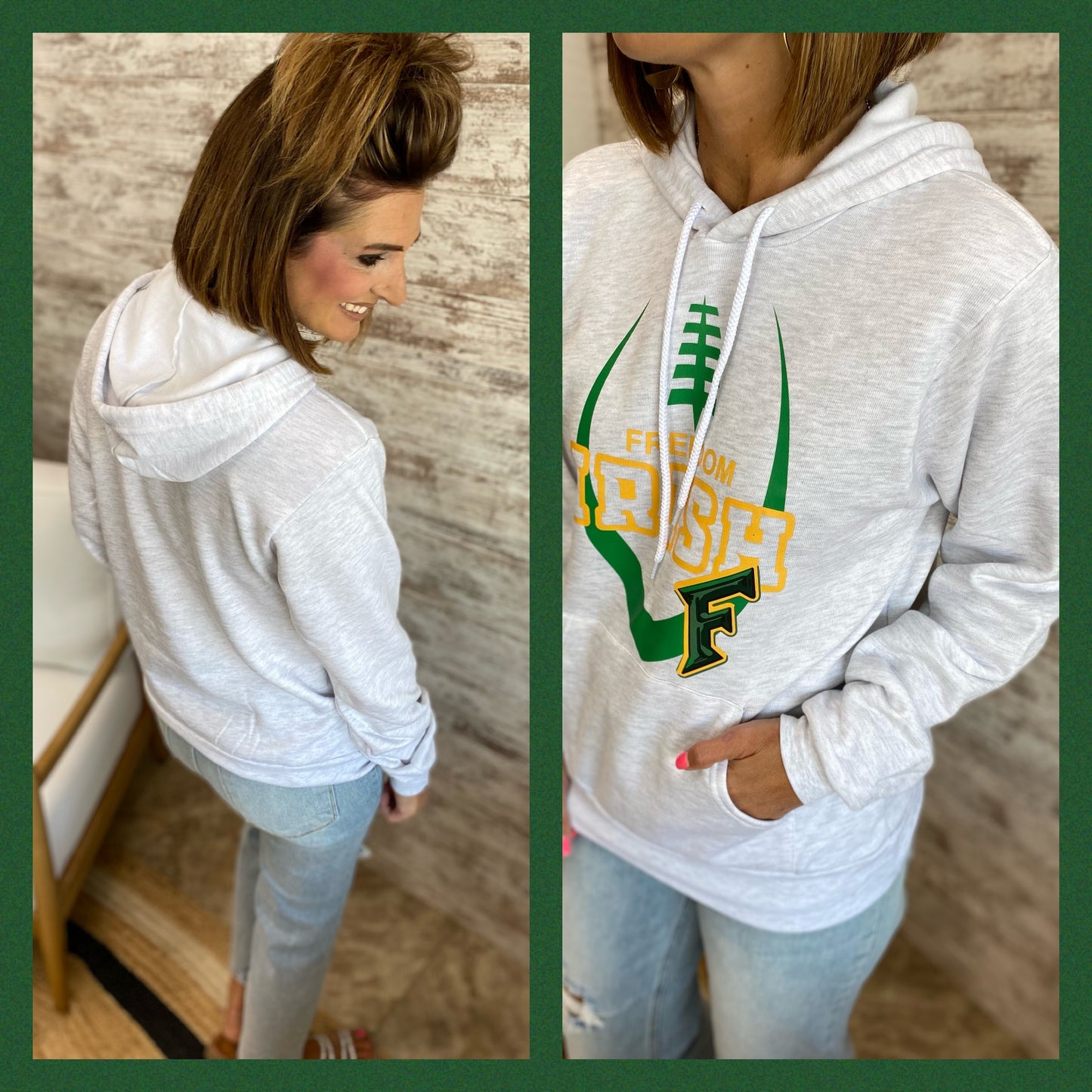 Freedom Irish Football Hoodie