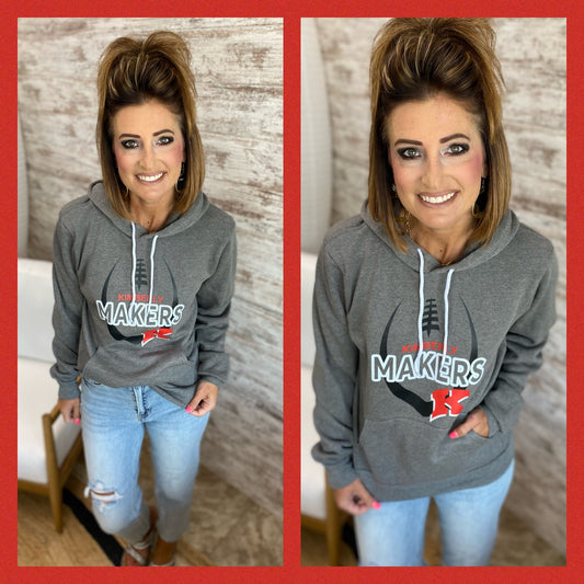 Kimberly Makers Football Bella Hoodie