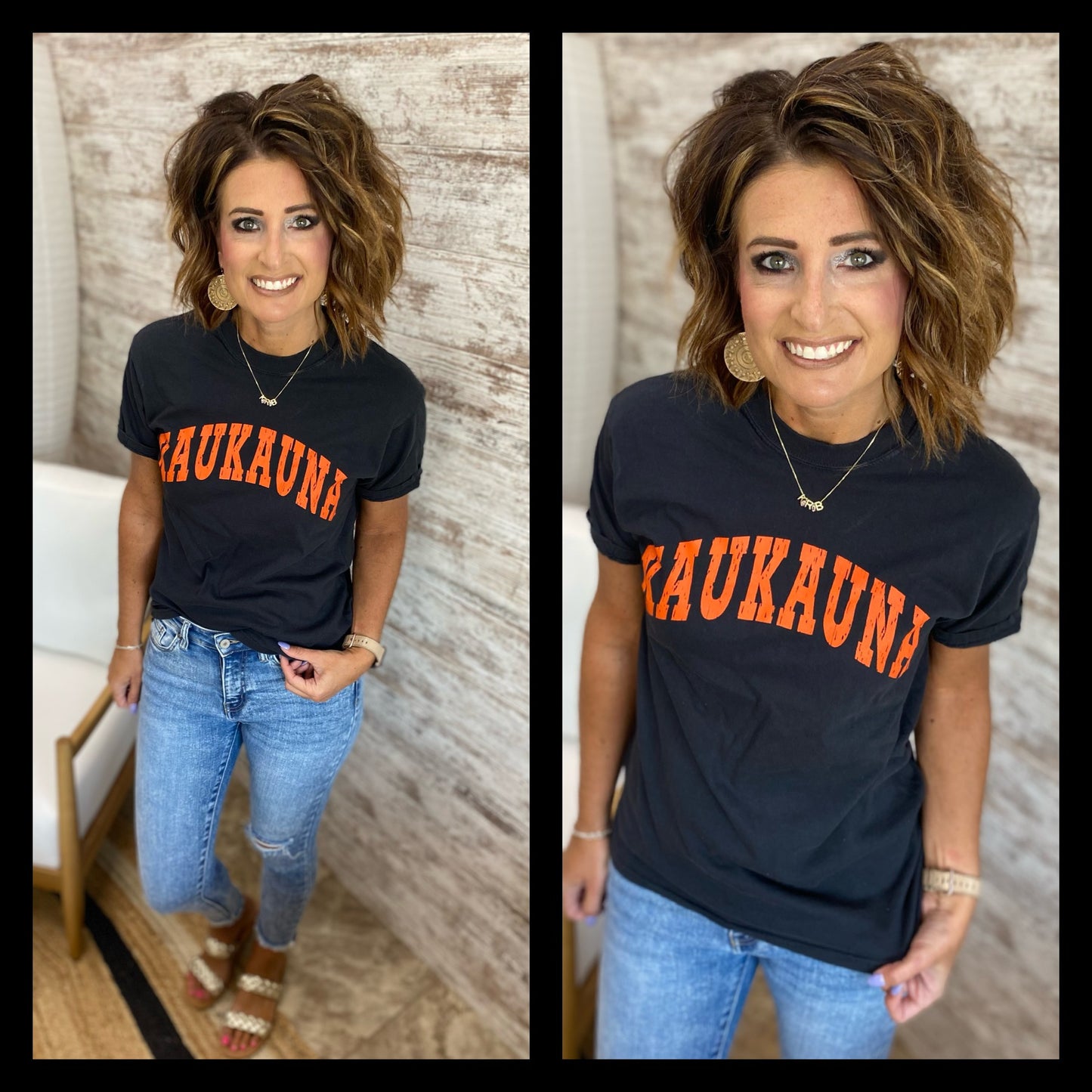 Kaukauna Black Vintage Tee