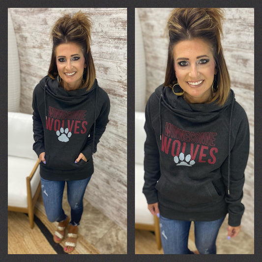 Winneconne Wolves Enza Cowl Hoodie