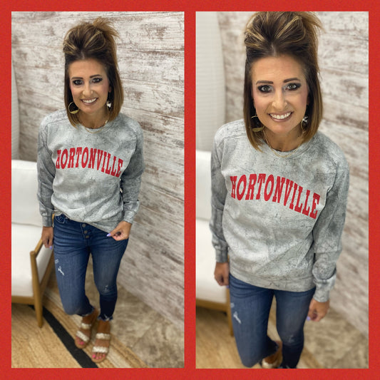 Hortonville Smoke Colorblast Crewneck