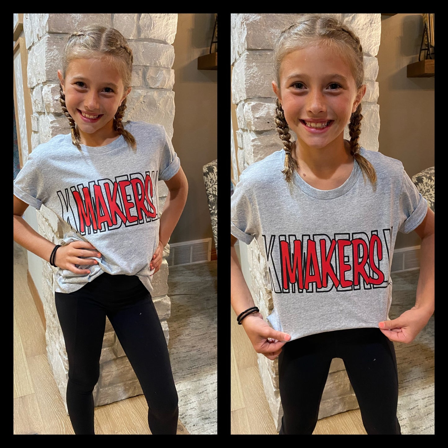 Kimberly Makers Youth Grey Tee