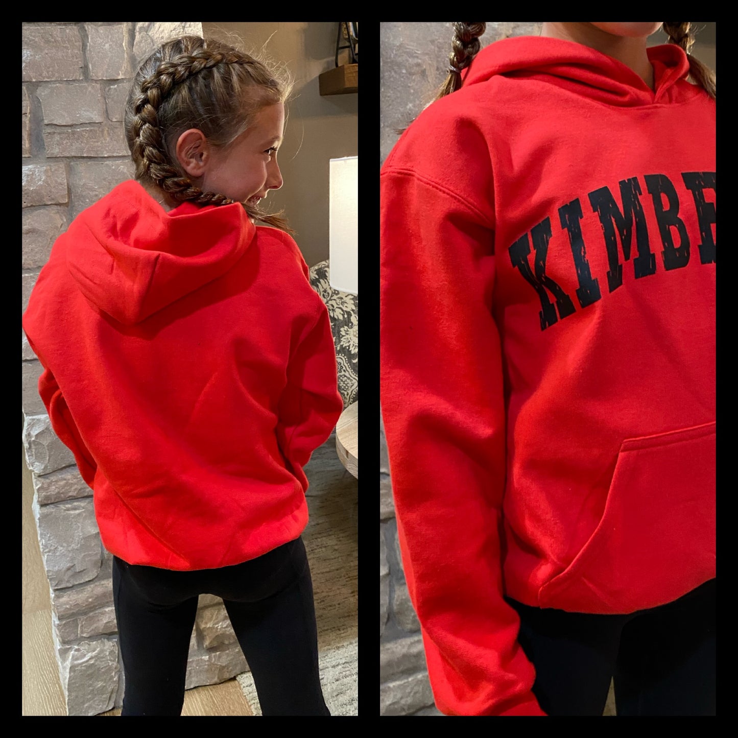 Kimberly Youth Red Hoodie