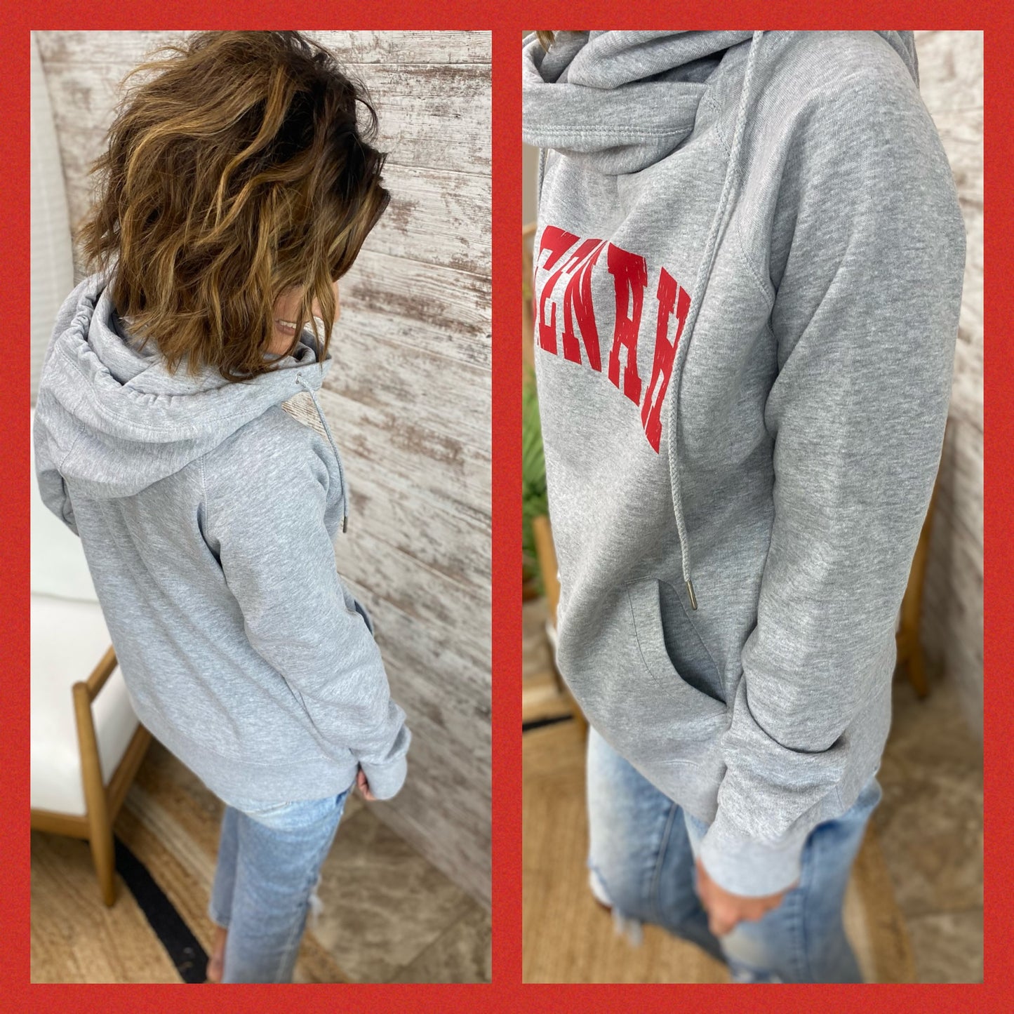 Nennah Grey Enza Hoodie