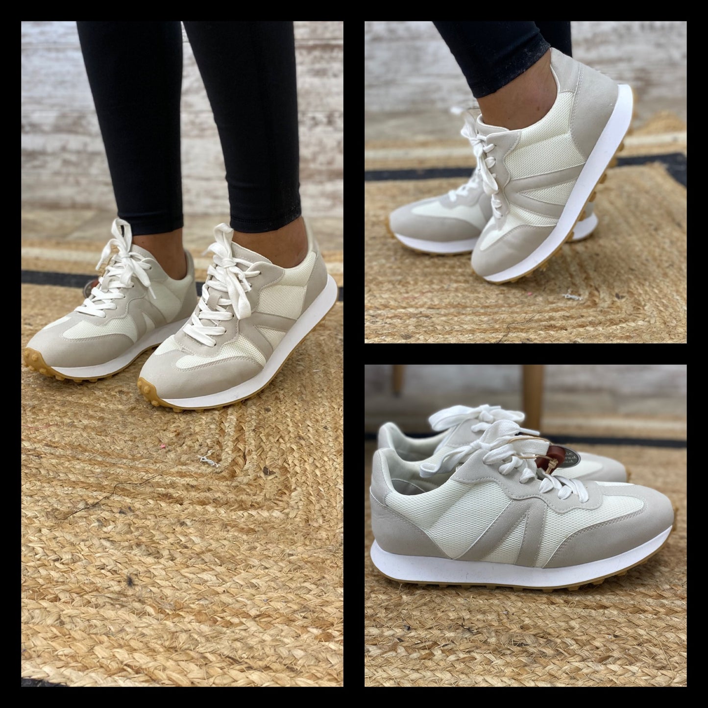 MIA Off White Race Tennis Shoe