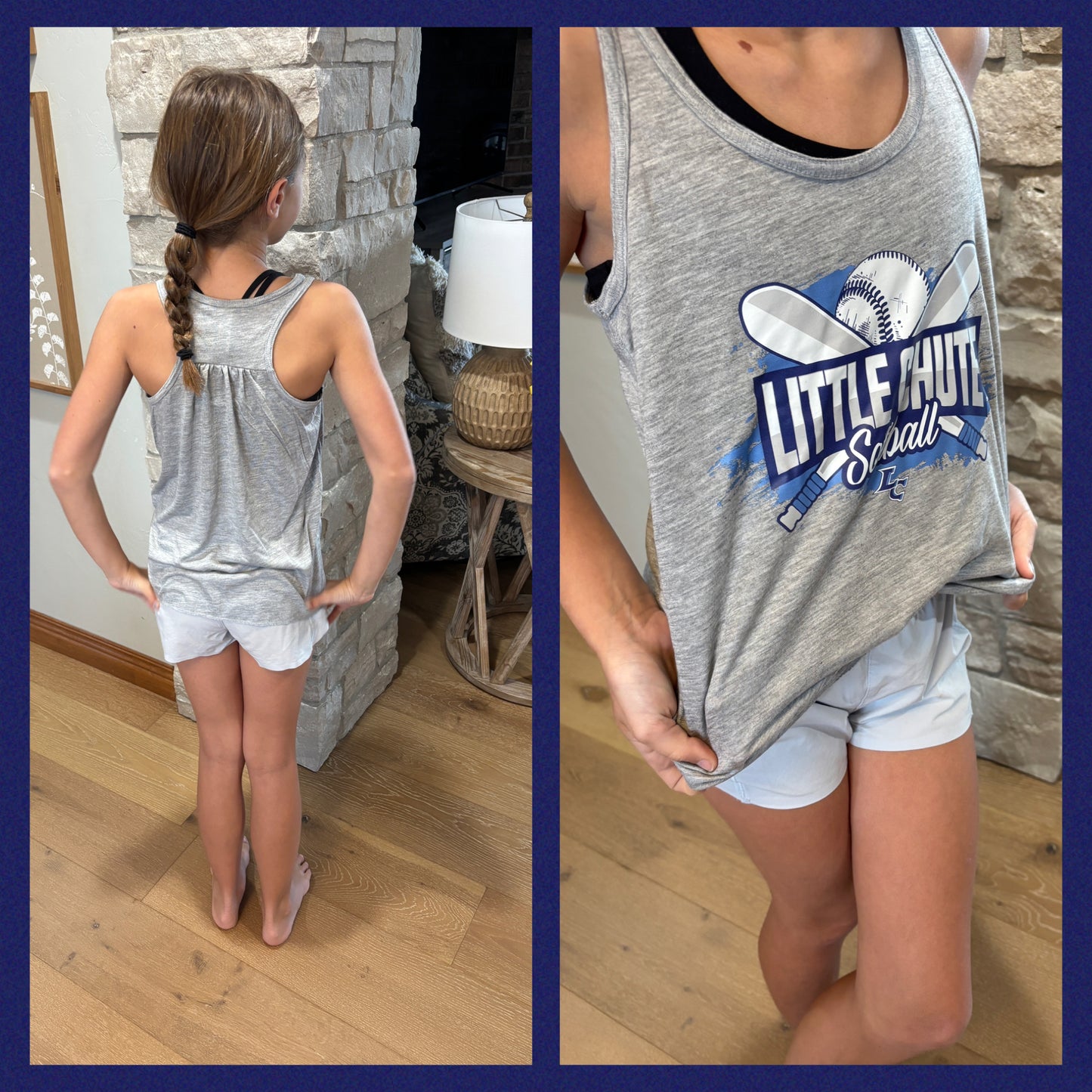 Little Chute Bella Canvas Youth Tank_Baseball or Softball