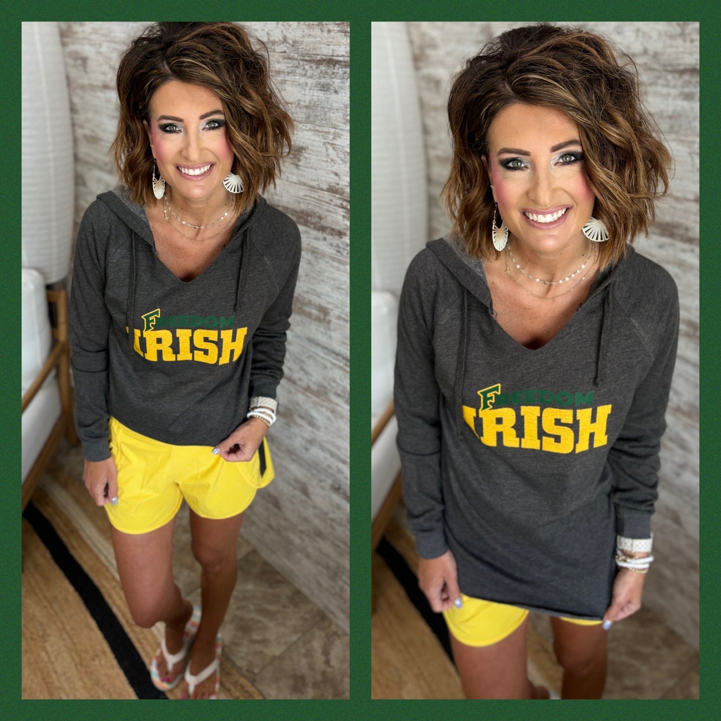 Freedom Irish Beach Fleece Pullover ~ 2 Colors