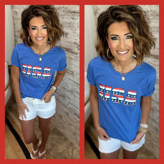 USA Stars and Stripes Tee