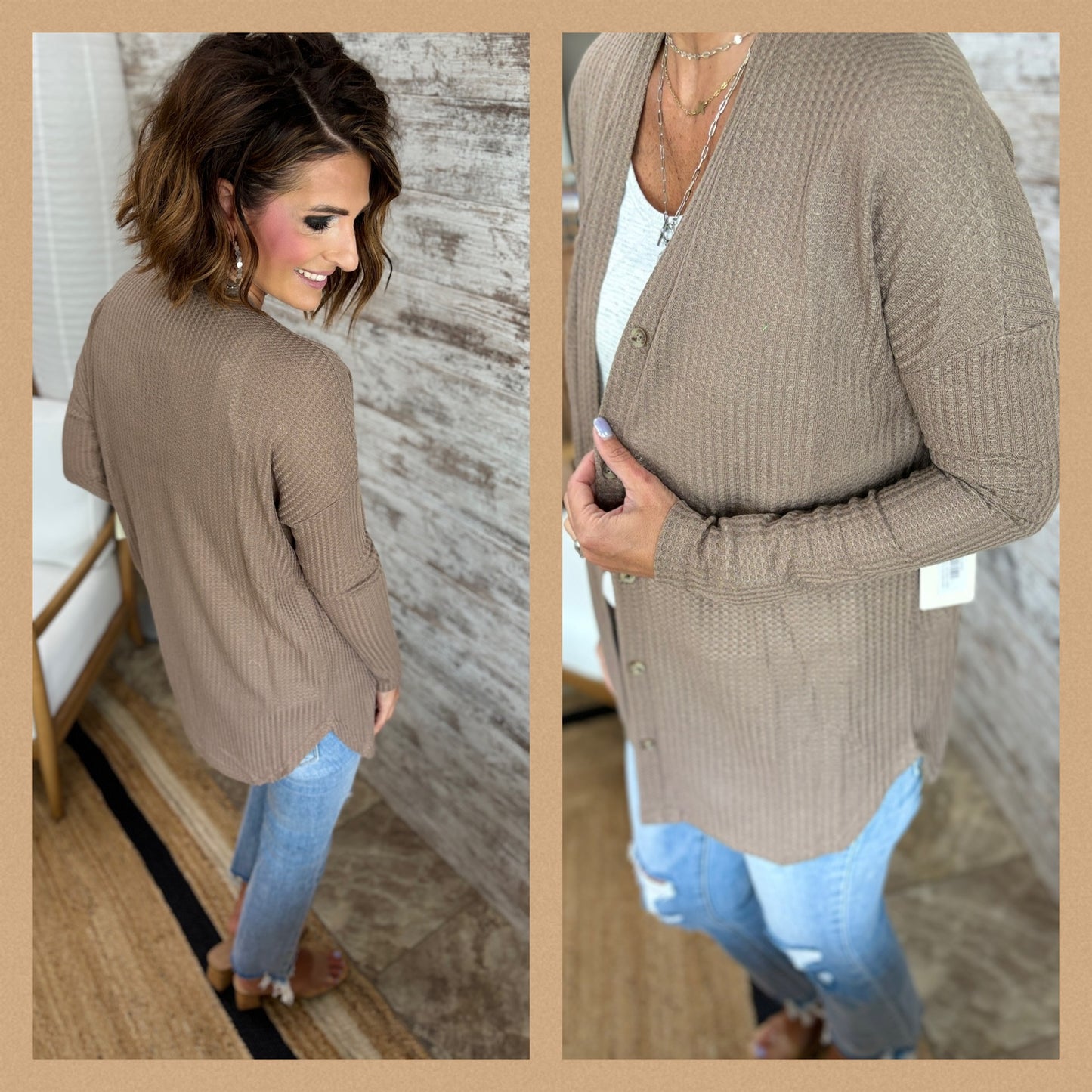 Soft Waffle Knit Cardigan~ 8 Colors