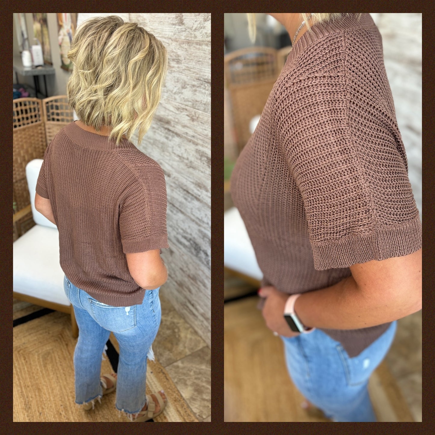 Short/Dolman Sleeve Lightweight Sweater ~ 3 Colors