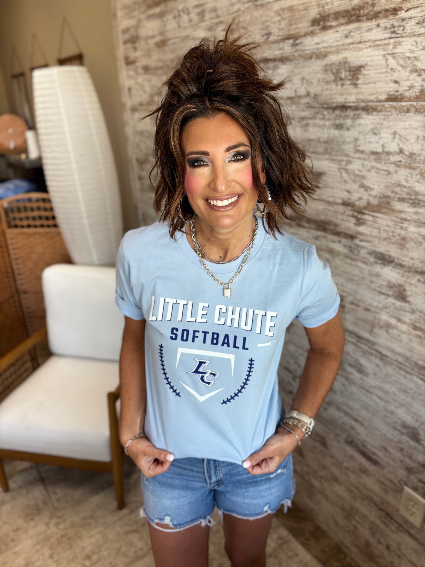 Little Chute Softball Bella  Tee~ Youth and Adult~ 2 Colors