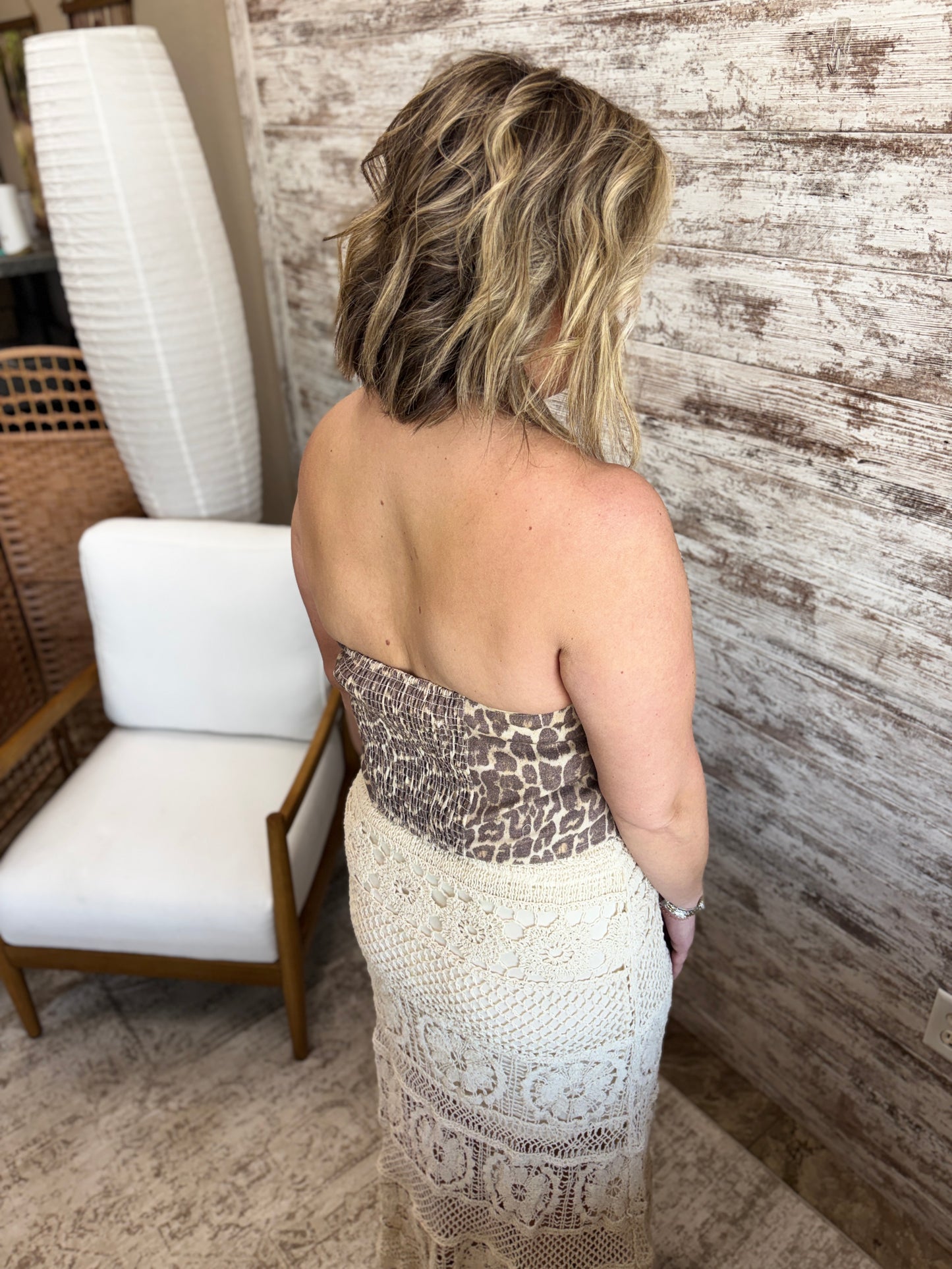 Leopard Print Halter Vest