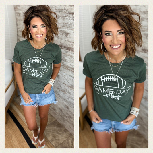 Game Day Vibes Bella Tee~ 2 Colors