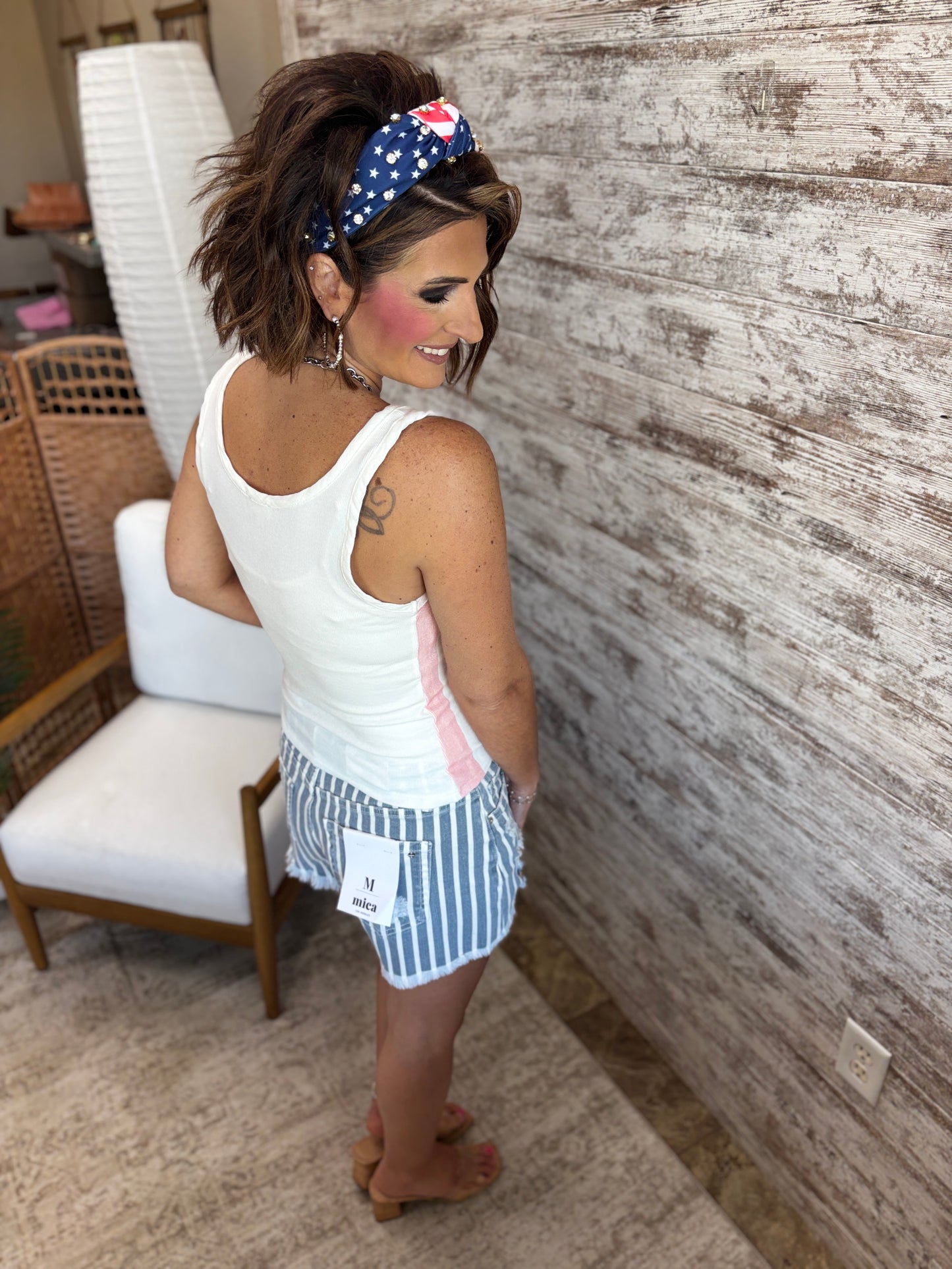 Vintage Wash American Flag Tank **RESTOCKED**