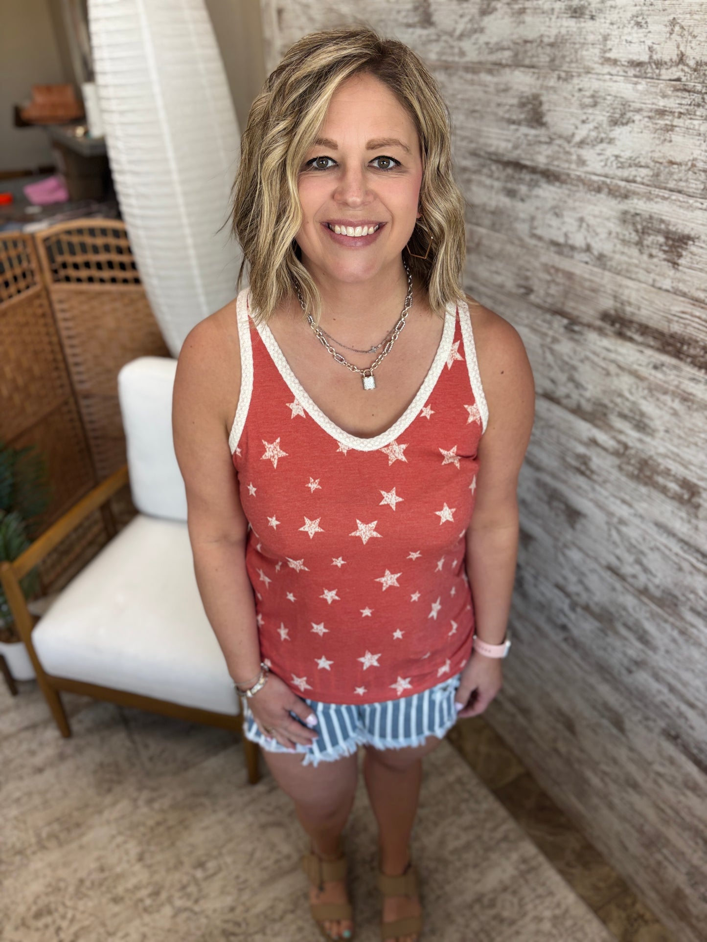 Red Star Racerback Tank