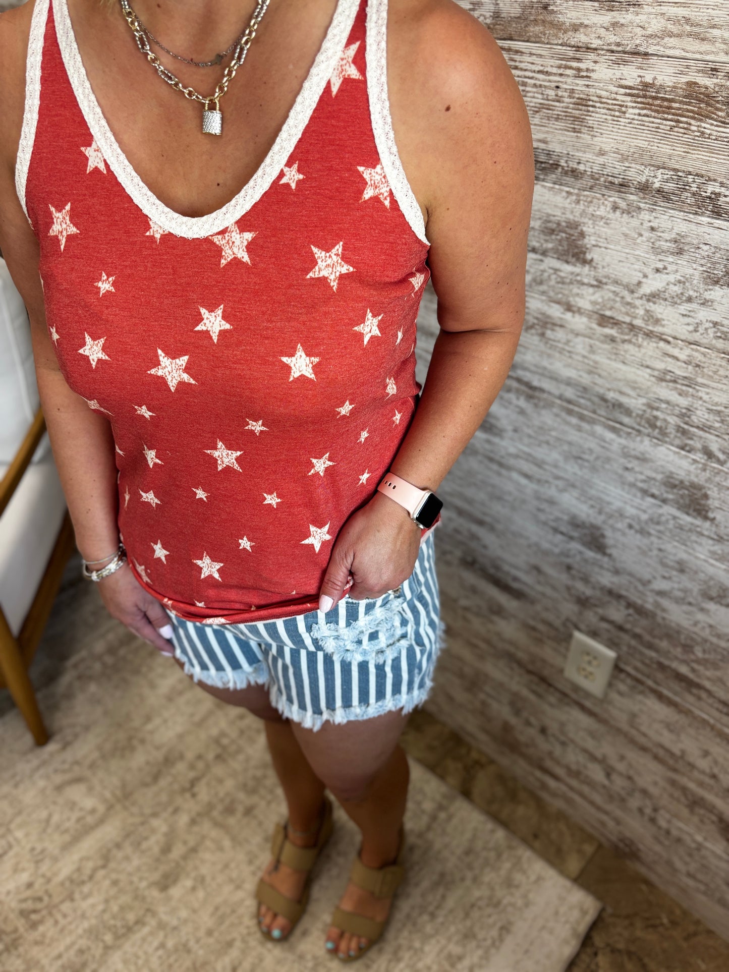 Red Star Racerback Tank