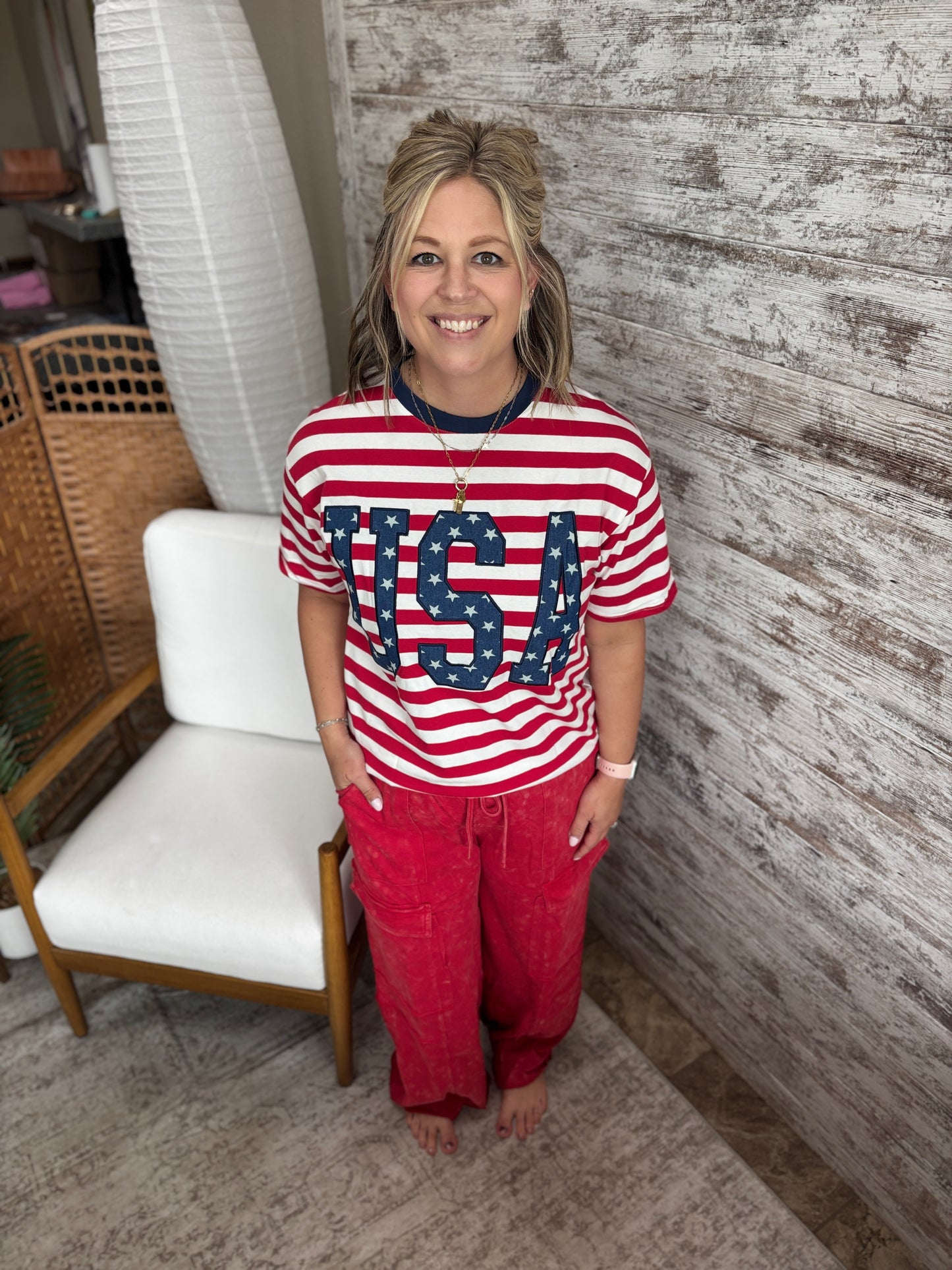 USA 250th Anniversary Stripe Tee