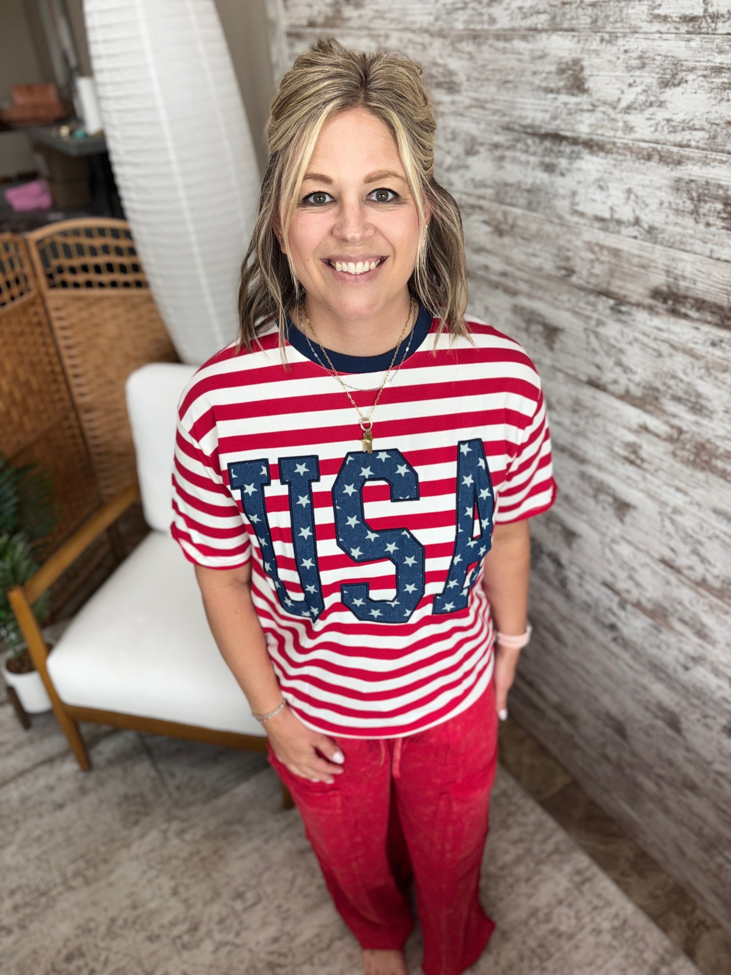 USA 250th Anniversary Stripe Tee