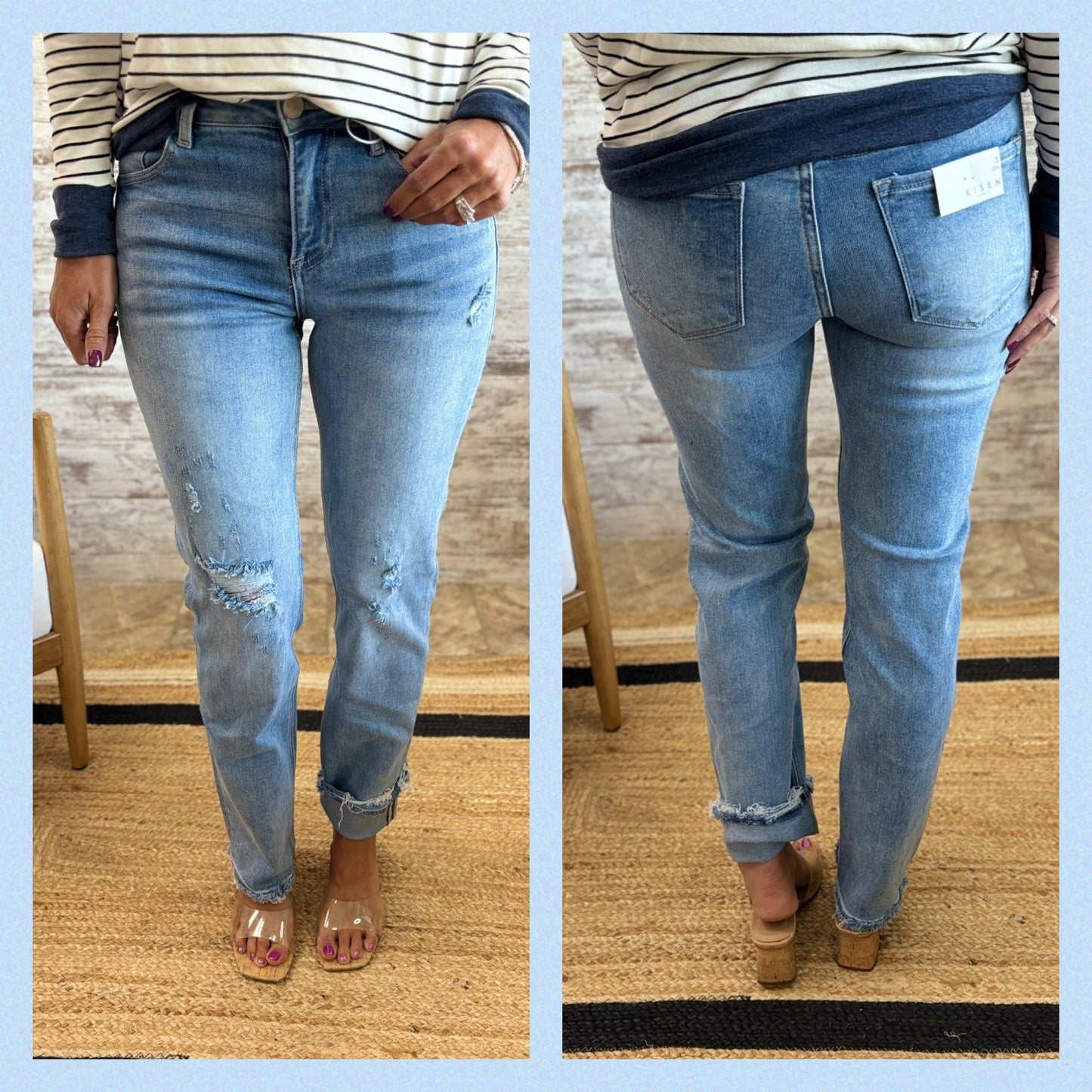 Risen High Rise Slouch Jeans RDP5328