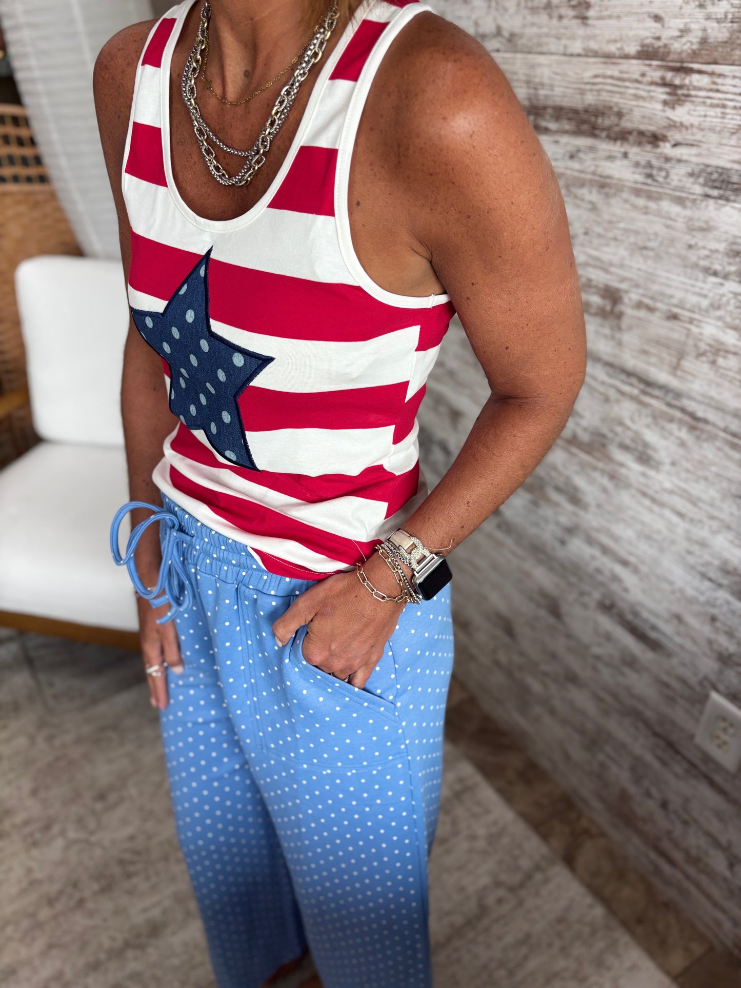 Stars and Stripes Star Tank