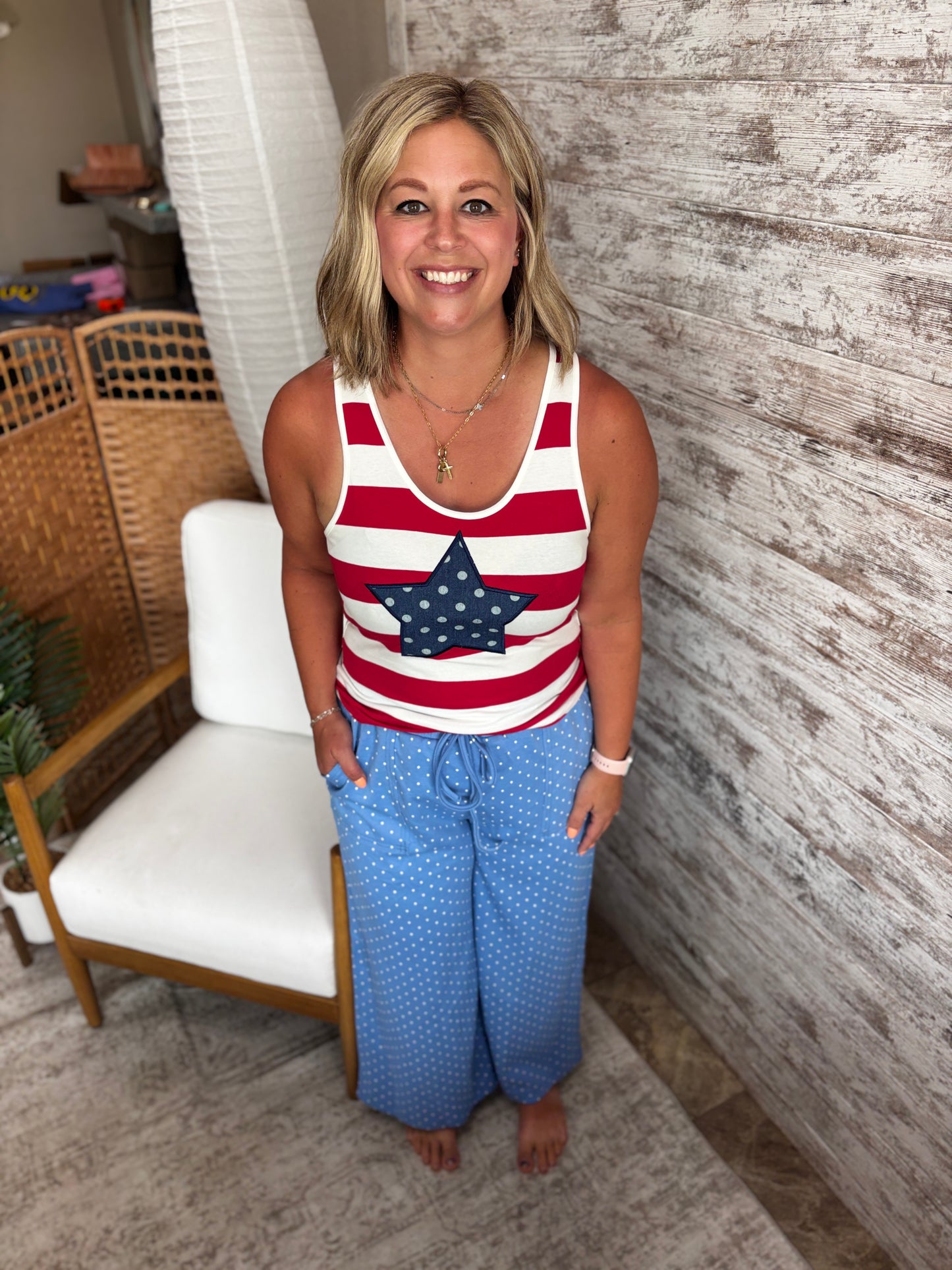 Stars and Stripes Star Tank