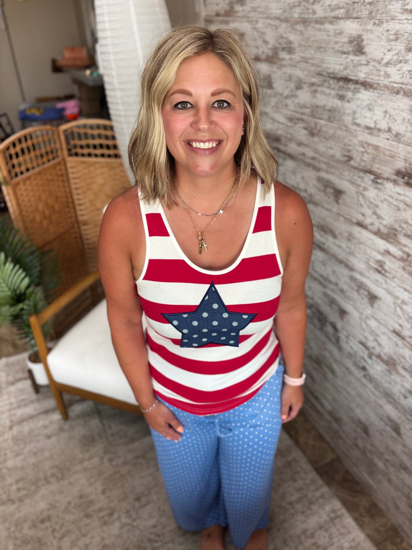 Stars and Stripes Star Tank