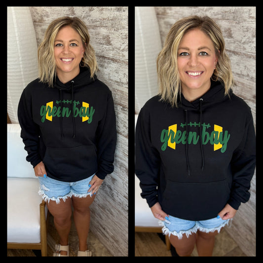 Green Bay Port & Company Hoodie ~ 2 Colors ~ Youth and Adult